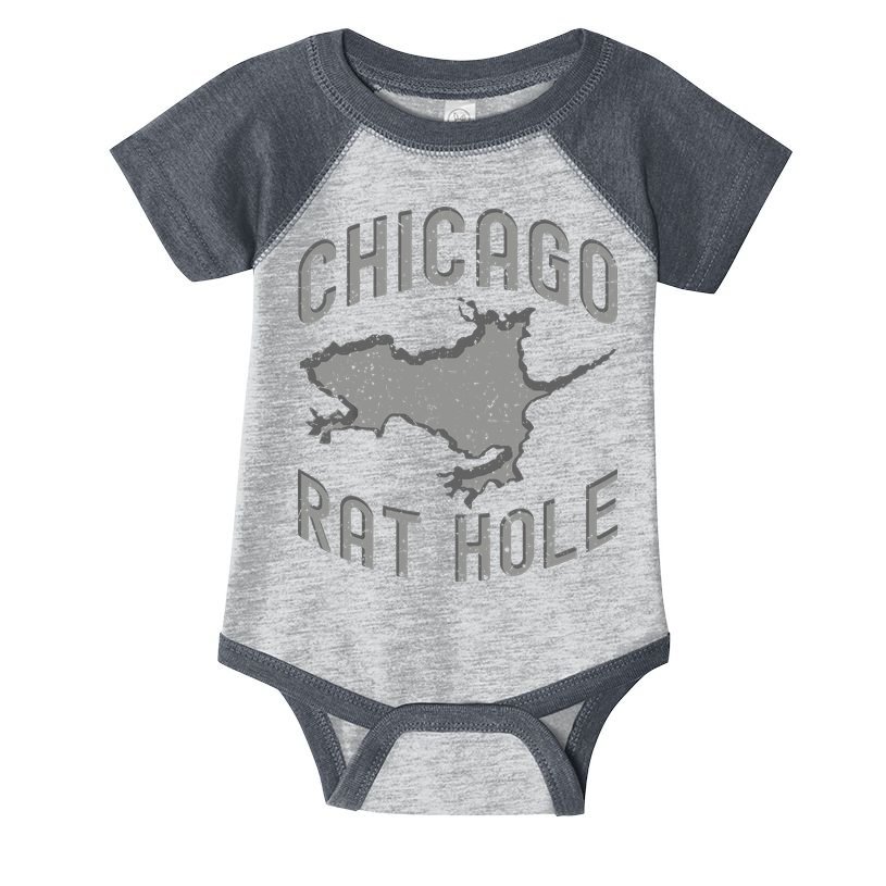 Chicago Rat Hole Hilarious Souvenir From Chicago Funny Infant Baby Jersey Bodysuit