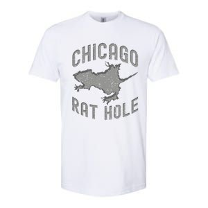 Chicago Rat Hole Hilarious Souvenir From Chicago Funny Softstyle CVC T-Shirt