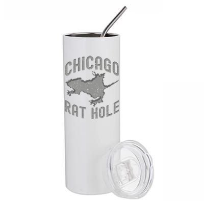 Chicago Rat Hole Hilarious Souvenir From Chicago Funny Stainless Steel Tumbler