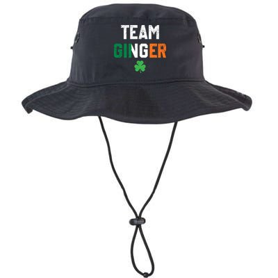 Cute Red Head Team Ginger St Patricks Day Green Irish Flag Funny Gift Bucket Hat