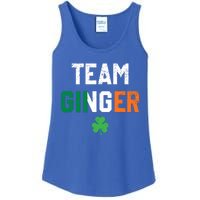 Cute Red Head Team Ginger St Patricks Day Green Irish Flag Funny Gift Ladies Essential Tank