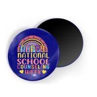 Cute Rainbow Happy National School Counseling Week Counselor Great Gift Magnet