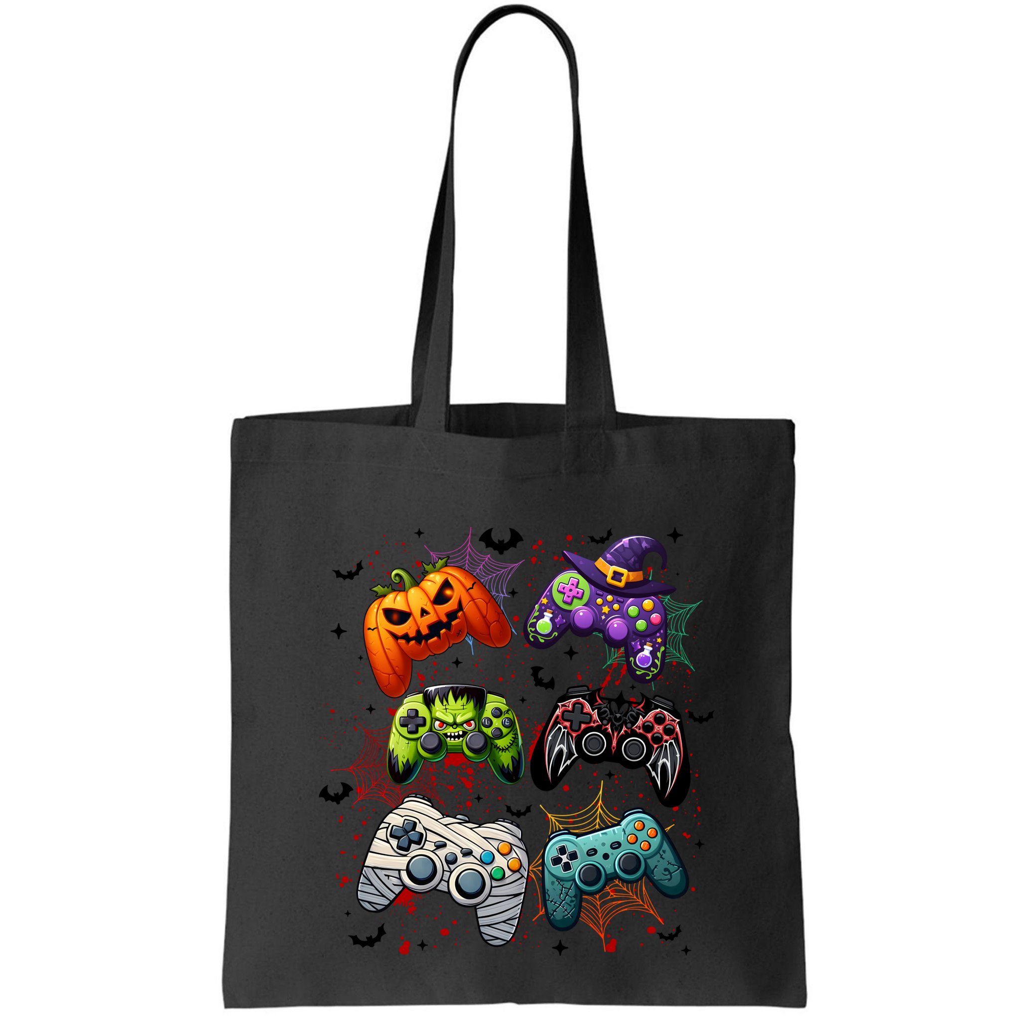 Cool Retro Halloween Gaming Controllers Bag