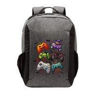 Cool Retro Halloween Gaming Controllers Vector Backpack