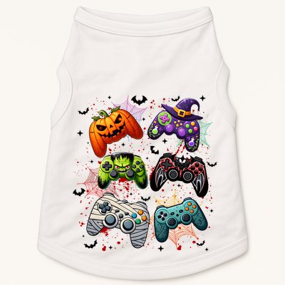 Cool Retro Halloween Gaming Controllers Doggie Tank