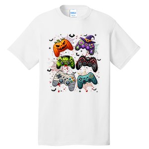 Cool Retro Halloween Gaming Controllers Tall T-Shirt