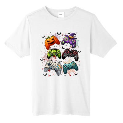 Cool Retro Halloween Gaming Controllers Tall Fusion ChromaSoft Performance T-Shirt