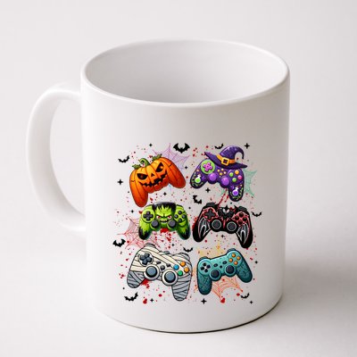 Cool Retro Halloween Gaming Controllers Mug