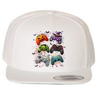 Cool Retro Halloween Gaming Controllers Wool Snapback Cap