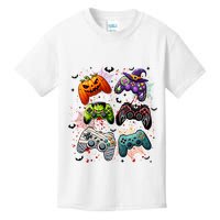 Cool Retro Halloween Gaming Controllers Kids T-Shirt