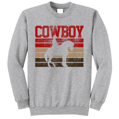 Cowboy Rodeo Horse Gift Country Tall Sweatshirt