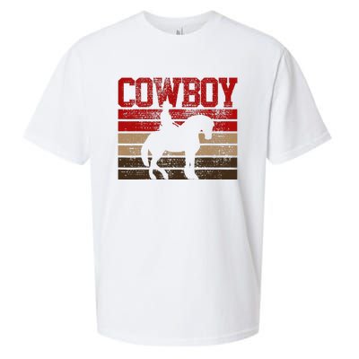 Cowboy Rodeo Horse Gift Country Sueded Cloud Jersey T-Shirt