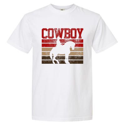 Cowboy Rodeo Horse Gift Country Garment-Dyed Heavyweight T-Shirt