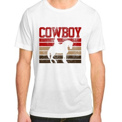 Cowboy Rodeo Horse Gift Country Adult ChromaSoft Performance T-Shirt