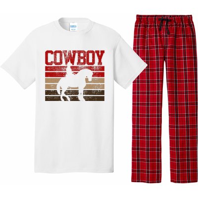 Cowboy Rodeo Horse Gift Country Pajama Set