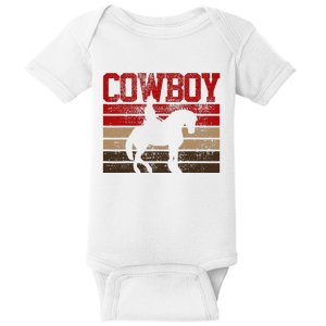 Cowboy Rodeo Horse Gift Country Baby Bodysuit