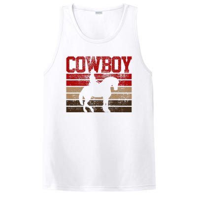 Cowboy Rodeo Horse Gift Country PosiCharge Competitor Tank