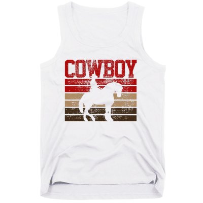 Cowboy Rodeo Horse Gift Country Tank Top