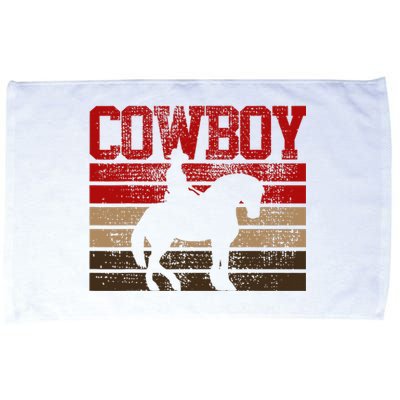 Cowboy Rodeo Horse Gift Country Microfiber Hand Towel