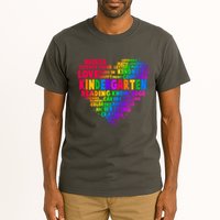 Cute Rainbow Heart Kindergarten Word Art Tall T-Shirt