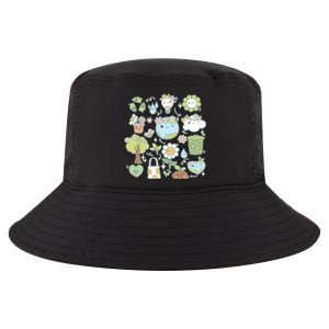 Cute Retro Hippie Celebrate Earth Day Cool Comfort Performance Bucket Hat