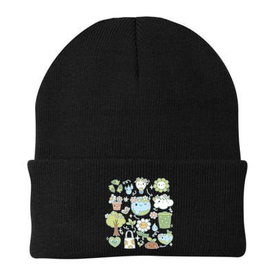 Cute Retro Hippie Celebrate Earth Day Knit Cap Winter Beanie
