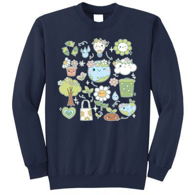 Cute Retro Hippie Celebrate Earth Day Sweatshirt