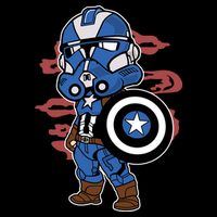 Captain Robotic Helmet Trooper 7-Panel Snapback Hat