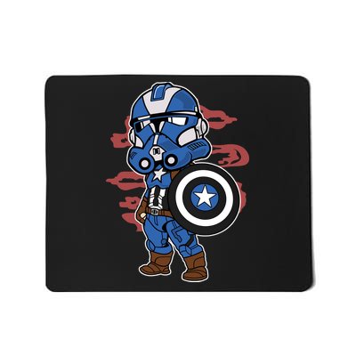 Captain Robotic Helmet Trooper Mousepad