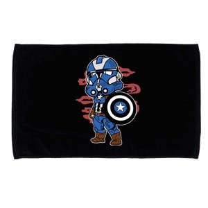 Captain Robotic Helmet Trooper Microfiber Hand Towel