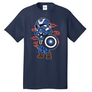 Captain Robotic Helmet Trooper Tall T-Shirt