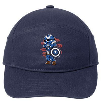 Captain Robotic Helmet Trooper 7-Panel Snapback Hat