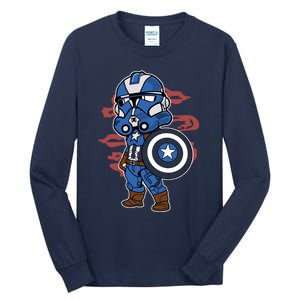 Captain Robotic Helmet Trooper Tall Long Sleeve T-Shirt