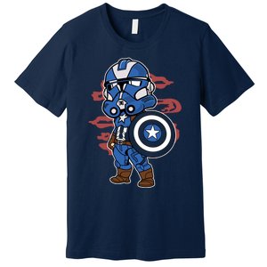 Captain Robotic Helmet Trooper Premium T-Shirt