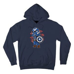 Captain Robotic Helmet Trooper Tall Hoodie