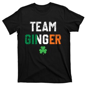 Cute Red Head Team Ginger St Patricks Day Green Irish T-Shirt