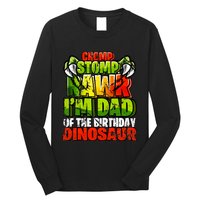 Chomp Rawr I'm Dad of the Birthday Dinosaur Matching Family Long Sleeve Shirt