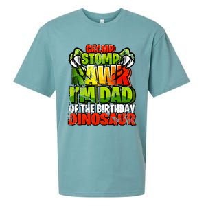 Chomp Rawr I'm Dad of the Birthday Dinosaur Matching Family Sueded Cloud Jersey T-Shirt