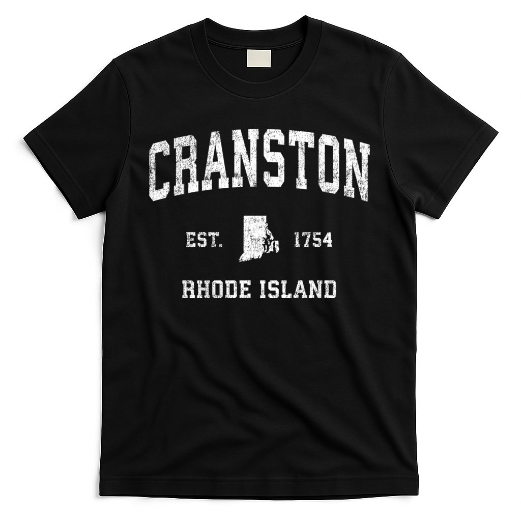 Cranston Rhode Island Ri Vintage Sports T-Shirt