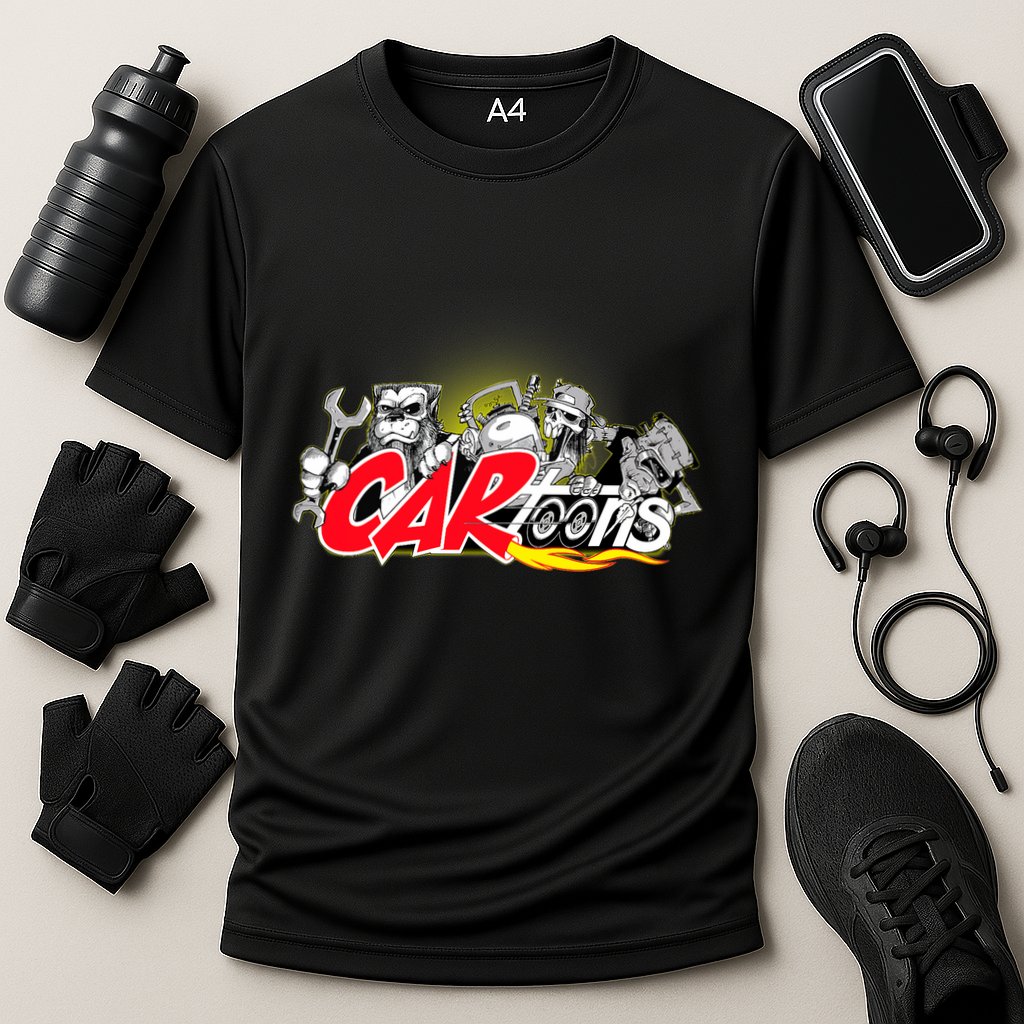 Cartoons Rust In Peace Design Performance Shirt