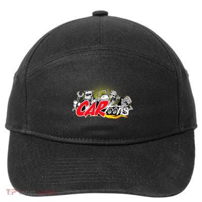 Cartoons Rust In Peace Design 7-Panel Snapback Hat