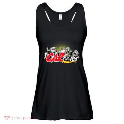 Cartoons Rust In Peace Design Ladies Essential Flowy Tank