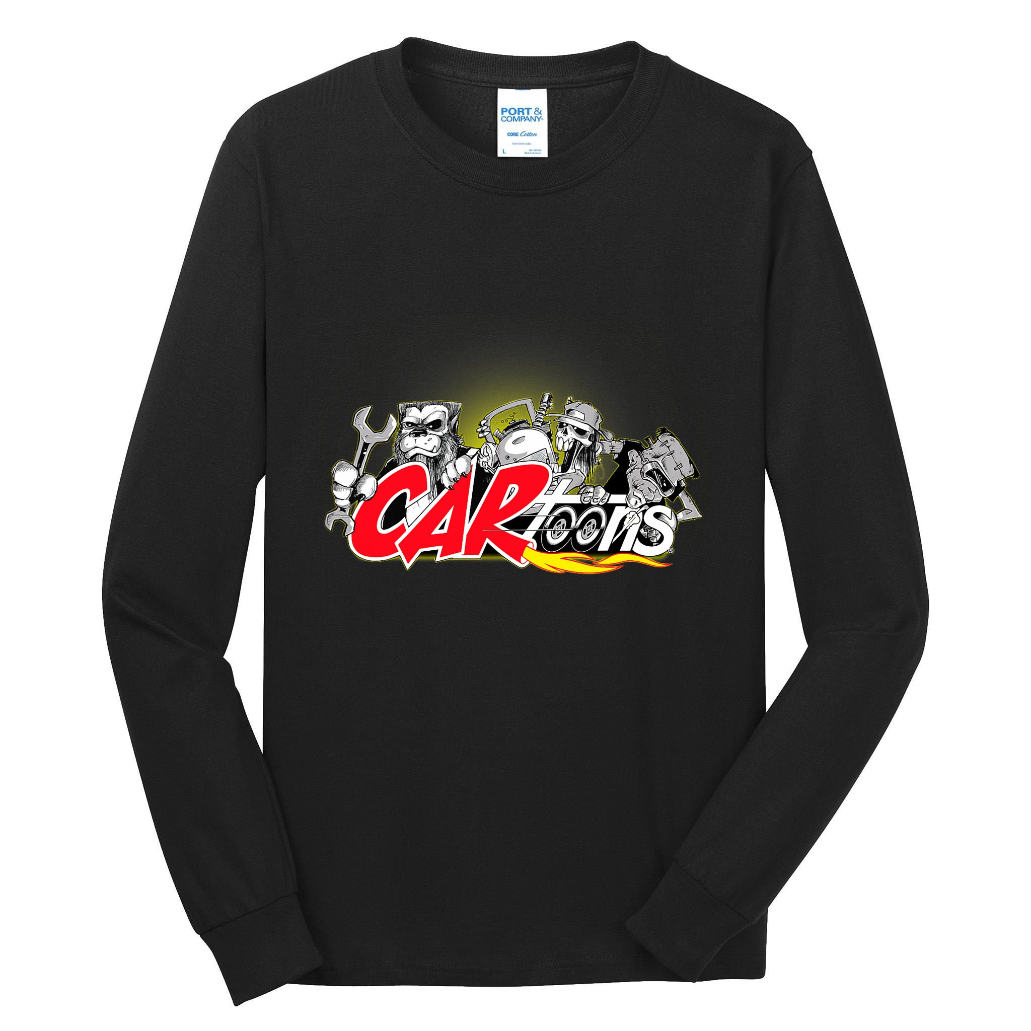 Cartoons Rust In Peace Design Tall Long Sleeve T-Shirt