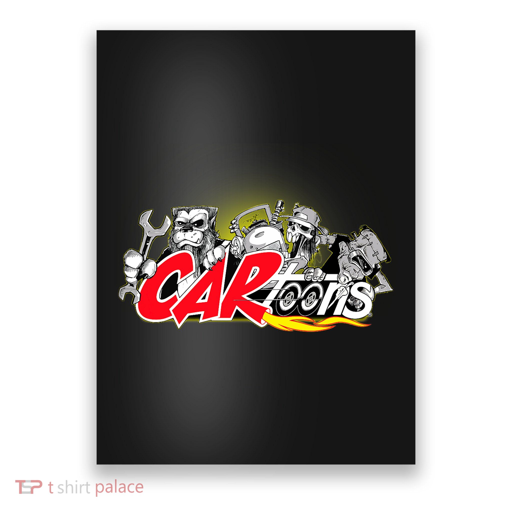 Cartoons Rust In Peace Design Poster