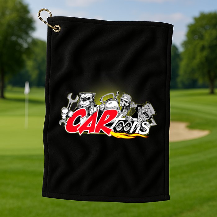 Cartoons Rust In Peace Design Golf Towel