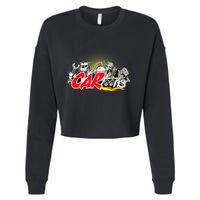 Cartoons Rust In Peace Design Cropped Pullover Crew