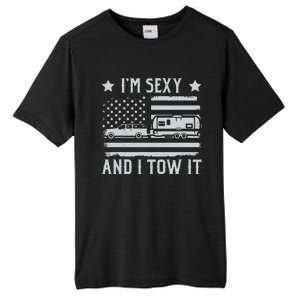 Camping Rv Im Sexy And I Tow It IM Sexy And I Tow It Tall Fusion ChromaSoft Performance T-Shirt