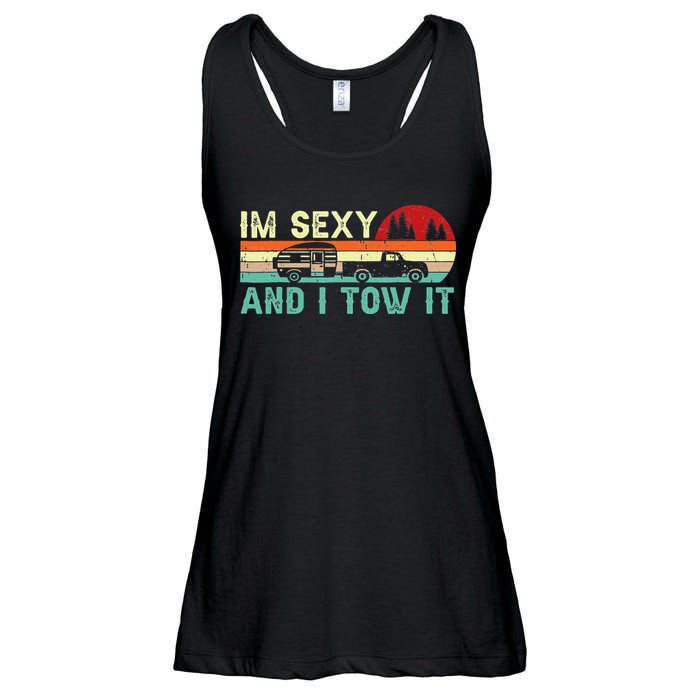 Camping RV Im Sexy And I Tow It RV Camper Ladies Essential Flowy Tank