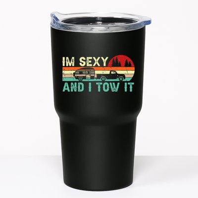 Camping RV Im Sexy And I Tow It RV Camper Tumbler