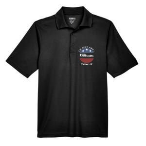 Camping RV Im Sexy And I Tow It Men's Origin Performance Pique Polo